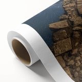 Stunning rolled canvas depicting a vibrant desert canyon landscape with warm earthy tones and intricate textures, perfect for enhancing home decor.