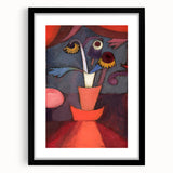 Modern Wall Art: Paul Klee’s Abstract Autumn Flowers in Bold Hues