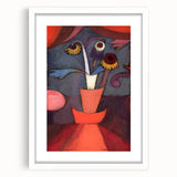 Modern Wall Art: Paul Klee’s Abstract Autumn Flowers in Bold Hues