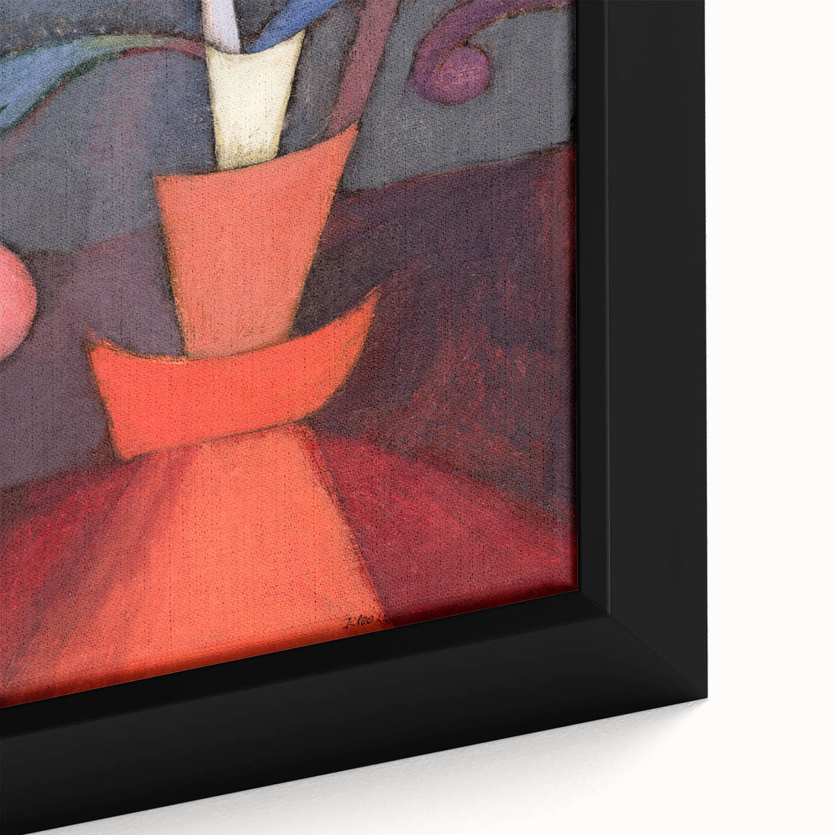 Modern Wall Art: Paul Klee’s Abstract Autumn Flowers in Bold Hues