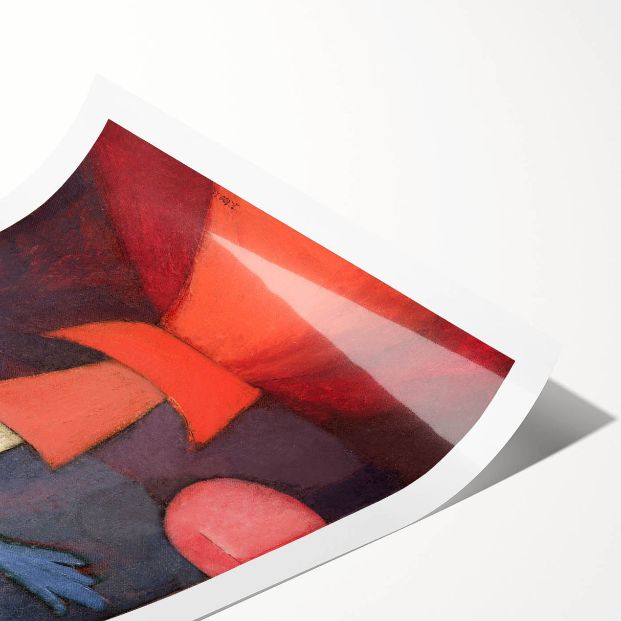 Modern Wall Art: Paul Klee’s Abstract Autumn Flowers in Bold Hues