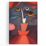 Modern Wall Art: Paul Klee’s Abstract Autumn Flowers in Bold Hues
