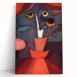 Modern Wall Art: Paul Klee’s Abstract Autumn Flowers in Bold Hues