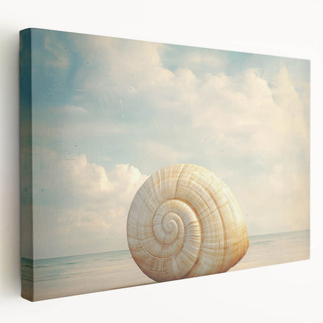 Close-up image of nature elements on a large stretched canvas, featuring green and brown tones, ideal for kitchen wall art.