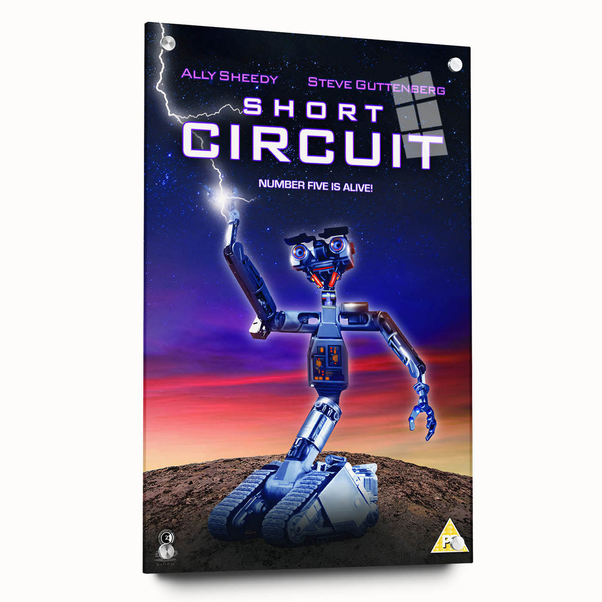Retro Wall Art - Short Circuit Movie Poster - 80s Vintage Art Prints