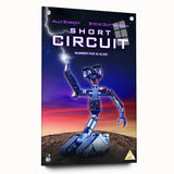 Retro Wall Art - Short Circuit Movie Poster - 80s Vintage Art Prints