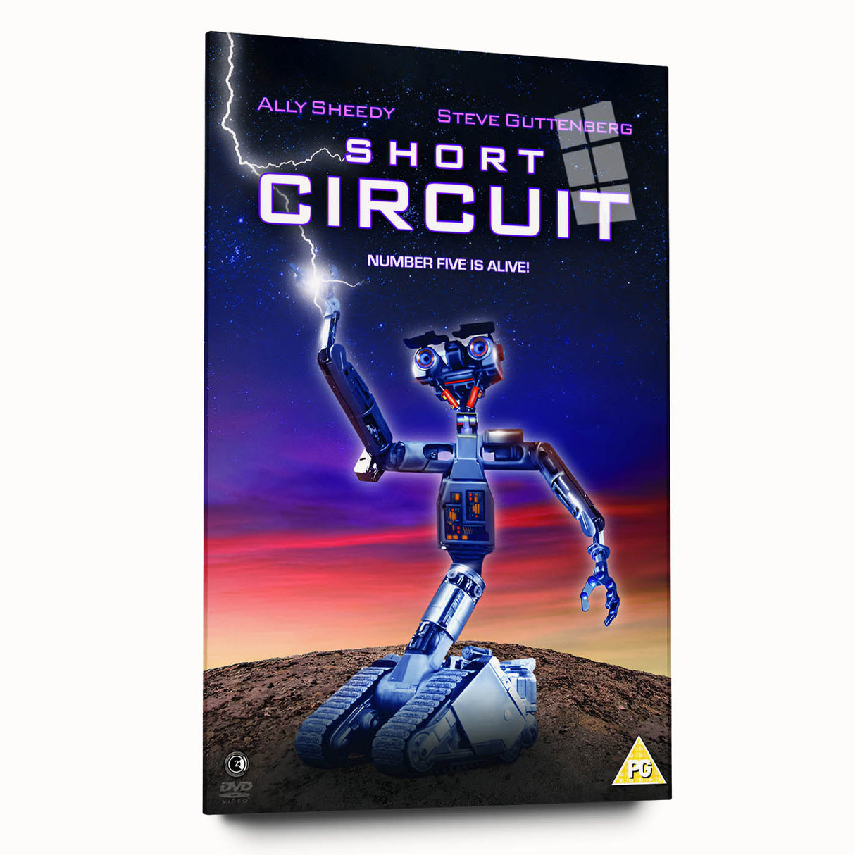 Retro Wall Art - Short Circuit Movie Poster - 80s Vintage Art Prints