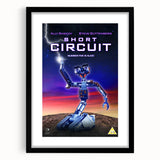 Retro Wall Art - Short Circuit Movie Poster - 80s Vintage Art Prints