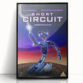 Retro Wall Art - Short Circuit Movie Poster - 80s Vintage Art Prints