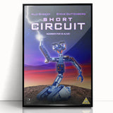 Retro Wall Art - Short Circuit Movie Poster - 80s Vintage Art Prints
