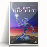 Retro Wall Art - Short Circuit Movie Poster - 80s Vintage Art Prints
