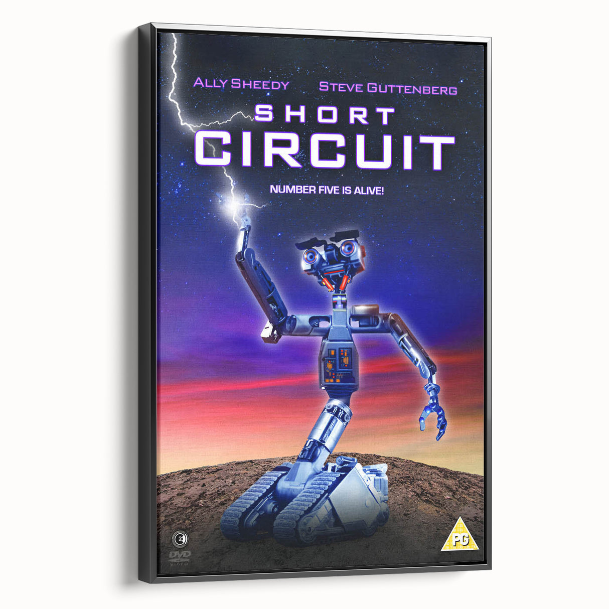 Retro Wall Art - Short Circuit Movie Poster - 80s Vintage Art Prints
