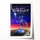 Retro Wall Art - Short Circuit Movie Poster - 80s Vintage Art Prints