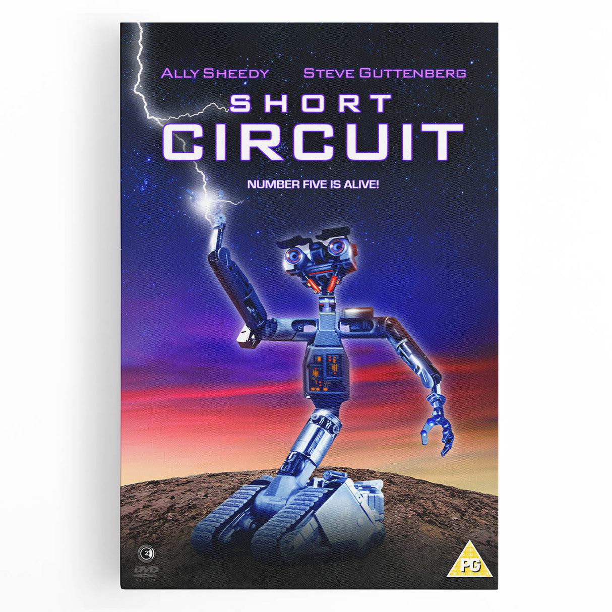Retro Wall Art - Short Circuit Movie Poster - 80s Vintage Art Prints