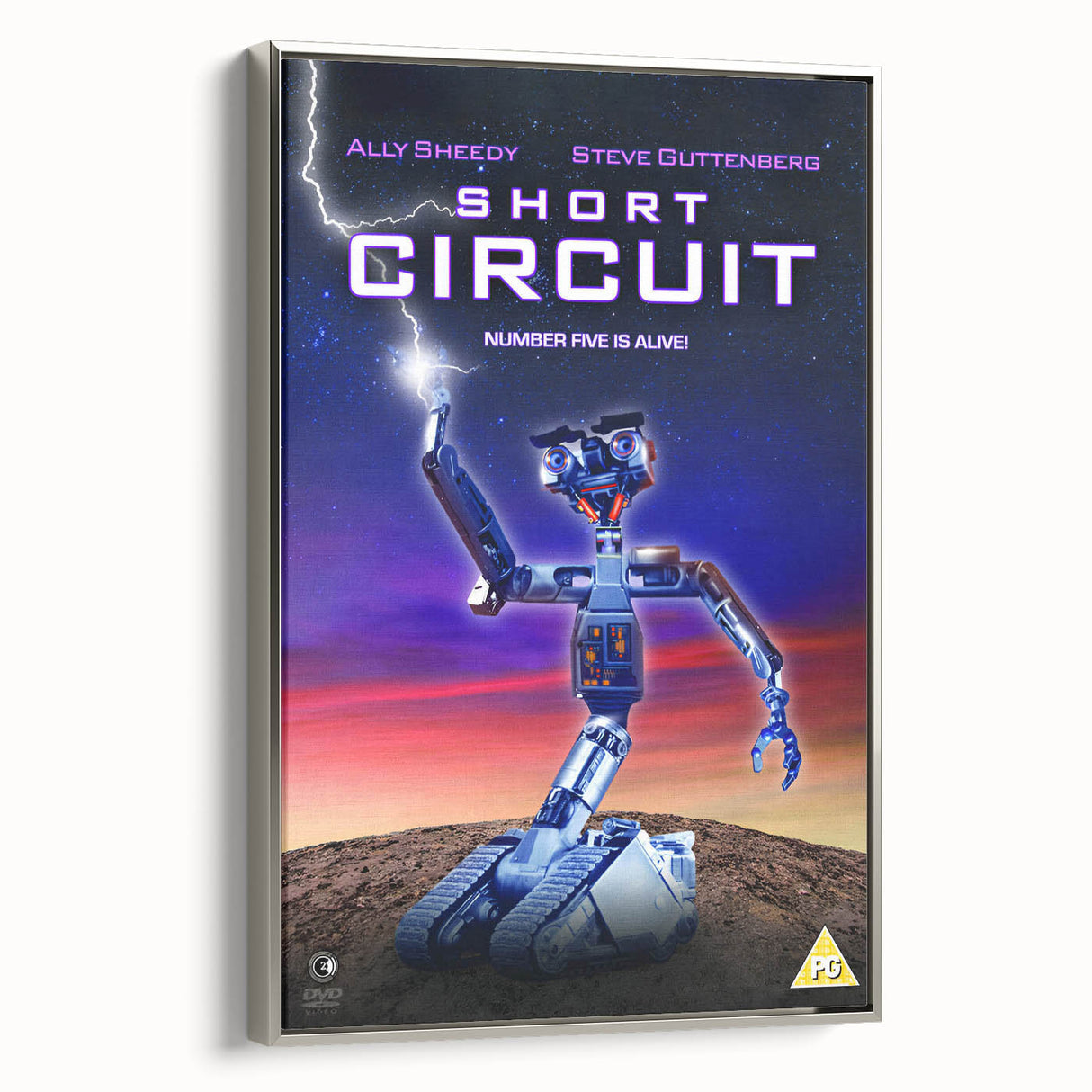 Retro Wall Art - Short Circuit Movie Poster - 80s Vintage Art Prints