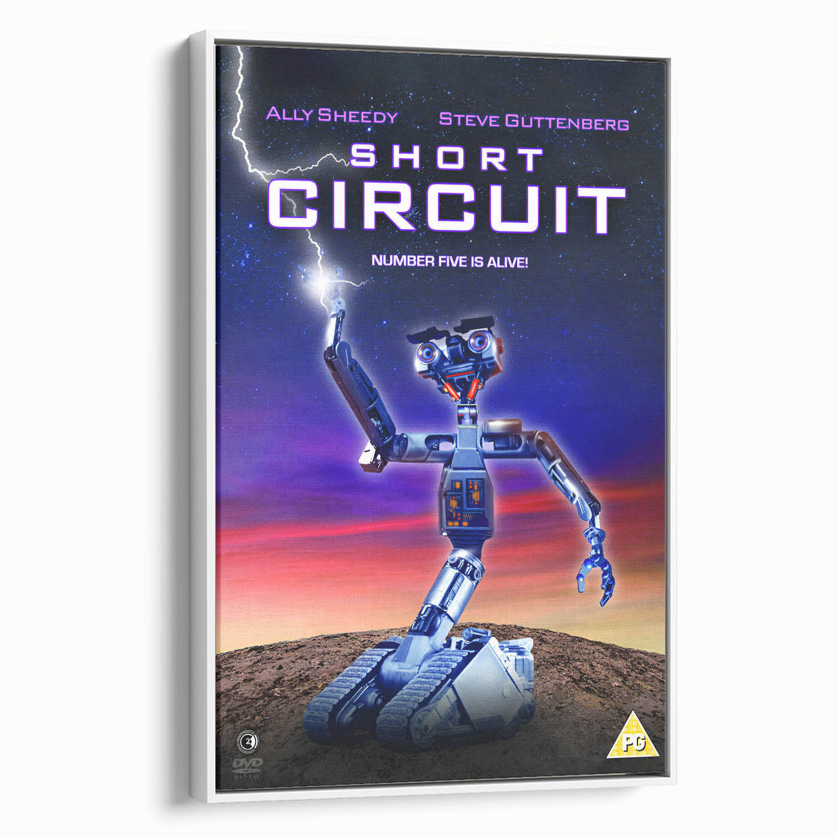 Retro Wall Art - Short Circuit Movie Poster - 80s Vintage Art Prints