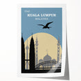 Retro Kuala Lumpur Travel Poster – Vintage Prints & Retro Wall Art