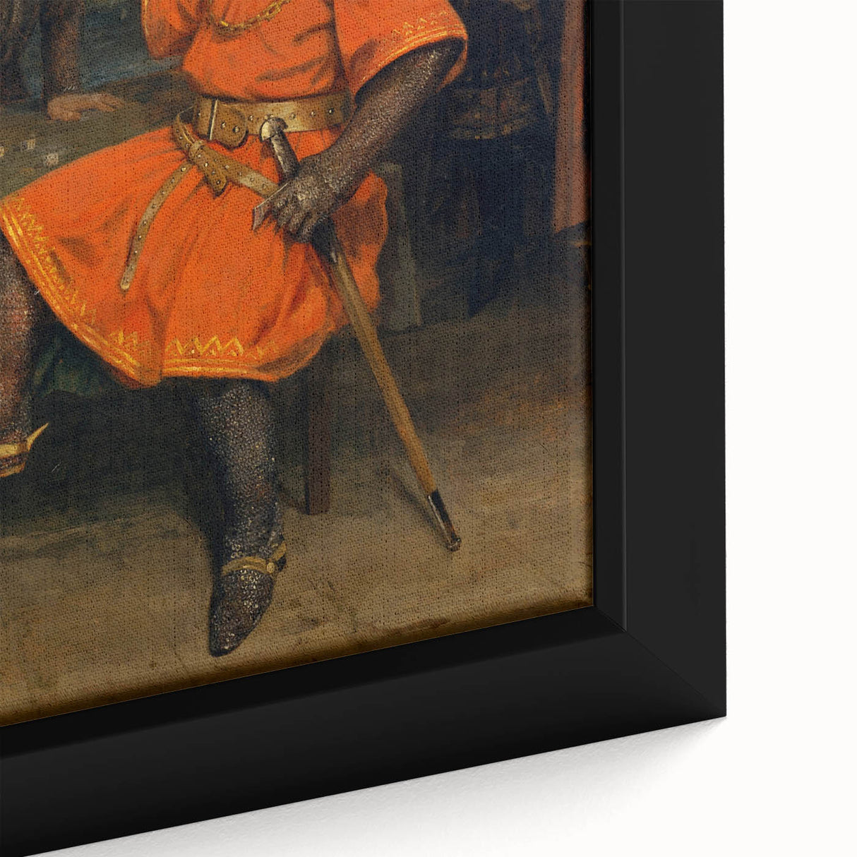 Realism Art Prints - Portrait of Louis Guéymard by Gustave Courbet