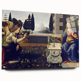The Annunciation by Leonardo da Vinci - Renaissance Art Masterpiece
