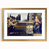 The Annunciation by Leonardo da Vinci - Renaissance Art Masterpiece