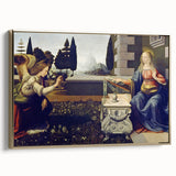 The Annunciation by Leonardo da Vinci - Renaissance Art Masterpiece