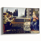 The Annunciation by Leonardo da Vinci - Renaissance Art Masterpiece