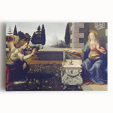 The Annunciation by Leonardo da Vinci - Renaissance Art Masterpiece