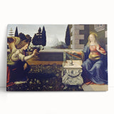 The Annunciation by Leonardo da Vinci - Renaissance Art Masterpiece