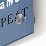 Eat Sleep Game Repeat – Gamer Wall Art for Boys Room