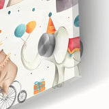 Whimsical Circus Nursery Wall Art - Baby Room Decor Print