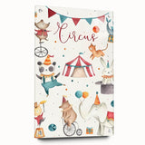 Whimsical Circus Nursery Wall Art - Baby Room Decor Print