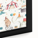 Whimsical Circus Nursery Wall Art - Baby Room Decor Print