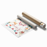 Whimsical Circus Nursery Wall Art - Baby Room Decor Print