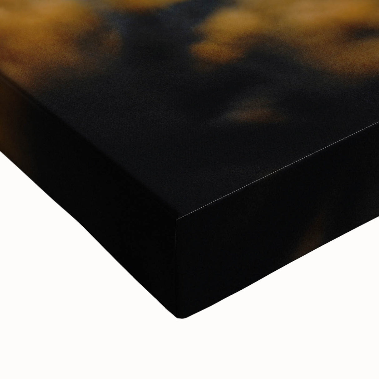 Large black and white wall art depicting a serene fall landscape on stretched canvas, suitable for bedroom decor.