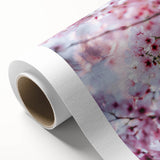 Art deco poster of spring season on rolled canvas, featuring pastel shades, ideal for nursery wall decor.