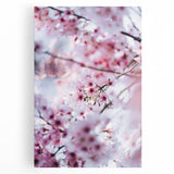 Black and white abstract depiction of spring on large stretched canvas, ideal for kitchen wall art.
