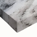 Winter landscape art painting in black and white on stretched canvas, ideal for bedroom wall art.