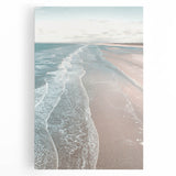 Large black and white abstract design on stretched canvas, ideal for kitchen wall art.