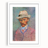 Textured abstract art print with swirl patterns in blue and yellow on a white framed canvas, ideal for bedroom art.