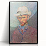 Large abstract wall art depicting swirling blue and yellow patterns on a framed acrylic.