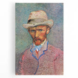 Black and white stretched canvas of Van Gogh's Starry Night, ideal for kitchen wall art or bedroom ambiance.