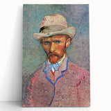 Large black and white stretched canvas of Van Gogh's Starry Night, ideal for kitchen wall art.