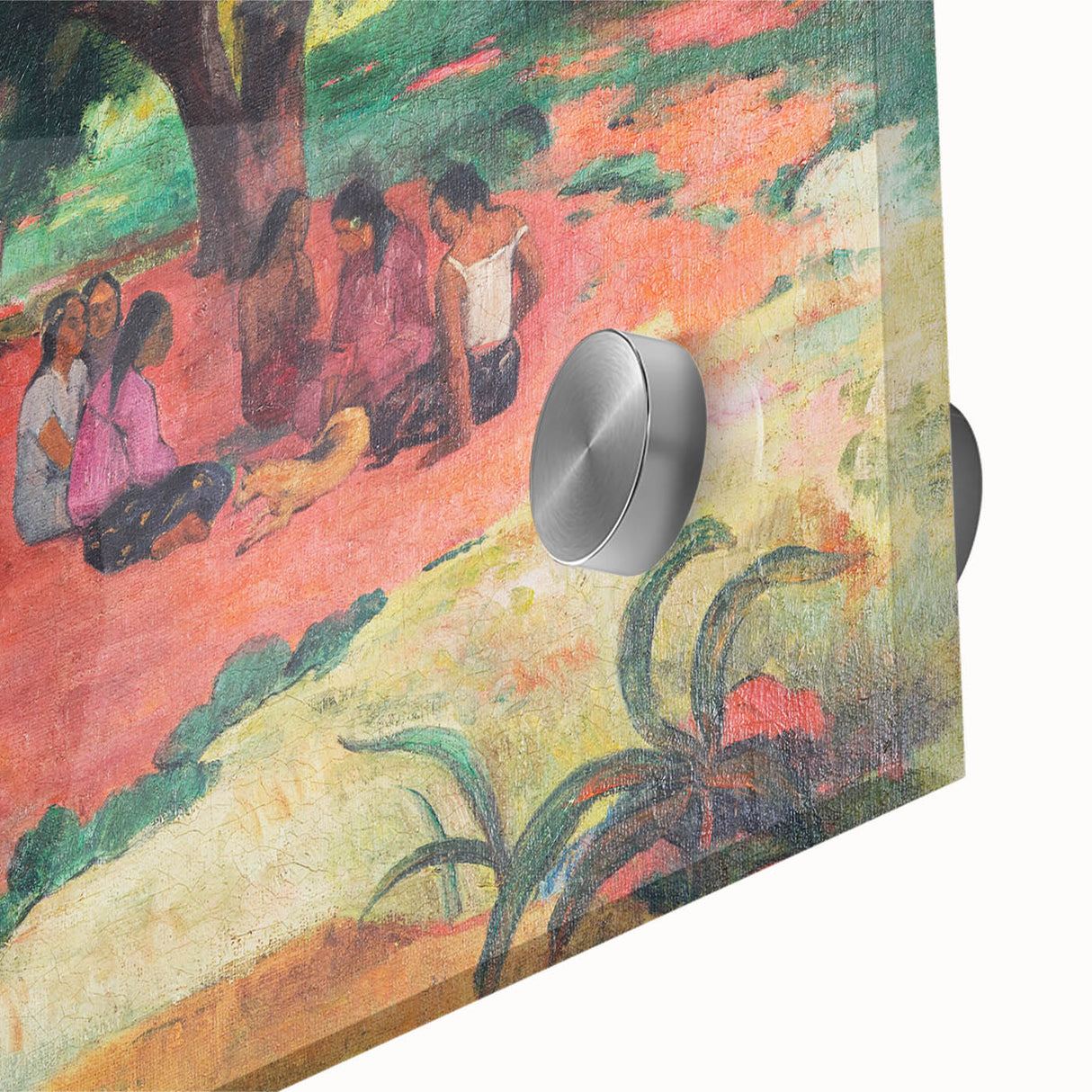 French Impressionist Art - Whispered Words by Paul Gauguin Print