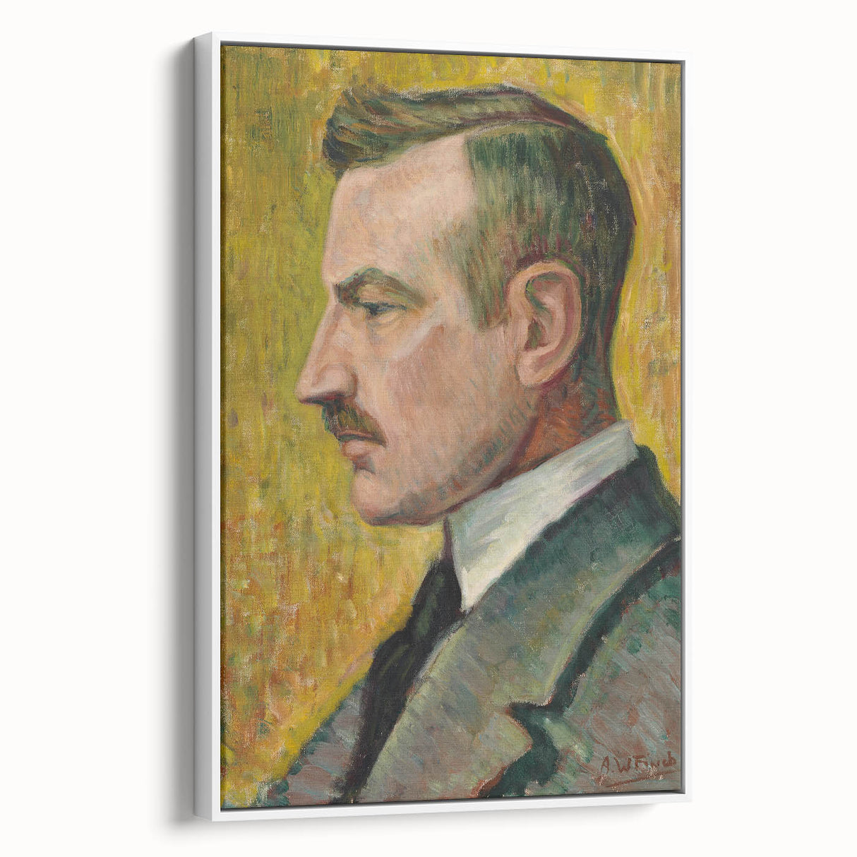 Modern Wall Art: Portrait of Magnus Enckell - Timeless Elegance