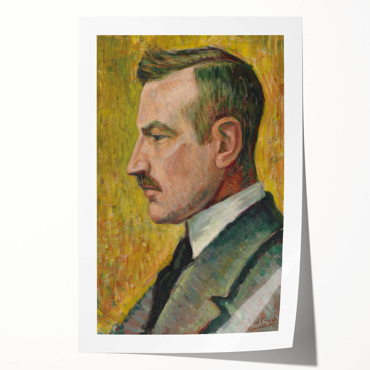 Modern Wall Art: Portrait of Magnus Enckell - Timeless Elegance