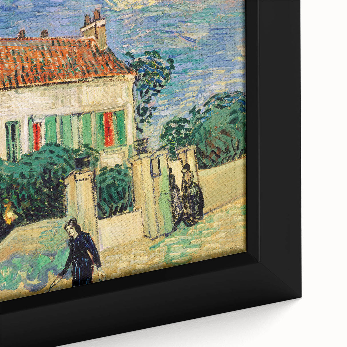 Impressionist Landscape - White House at Night Van Gogh Print