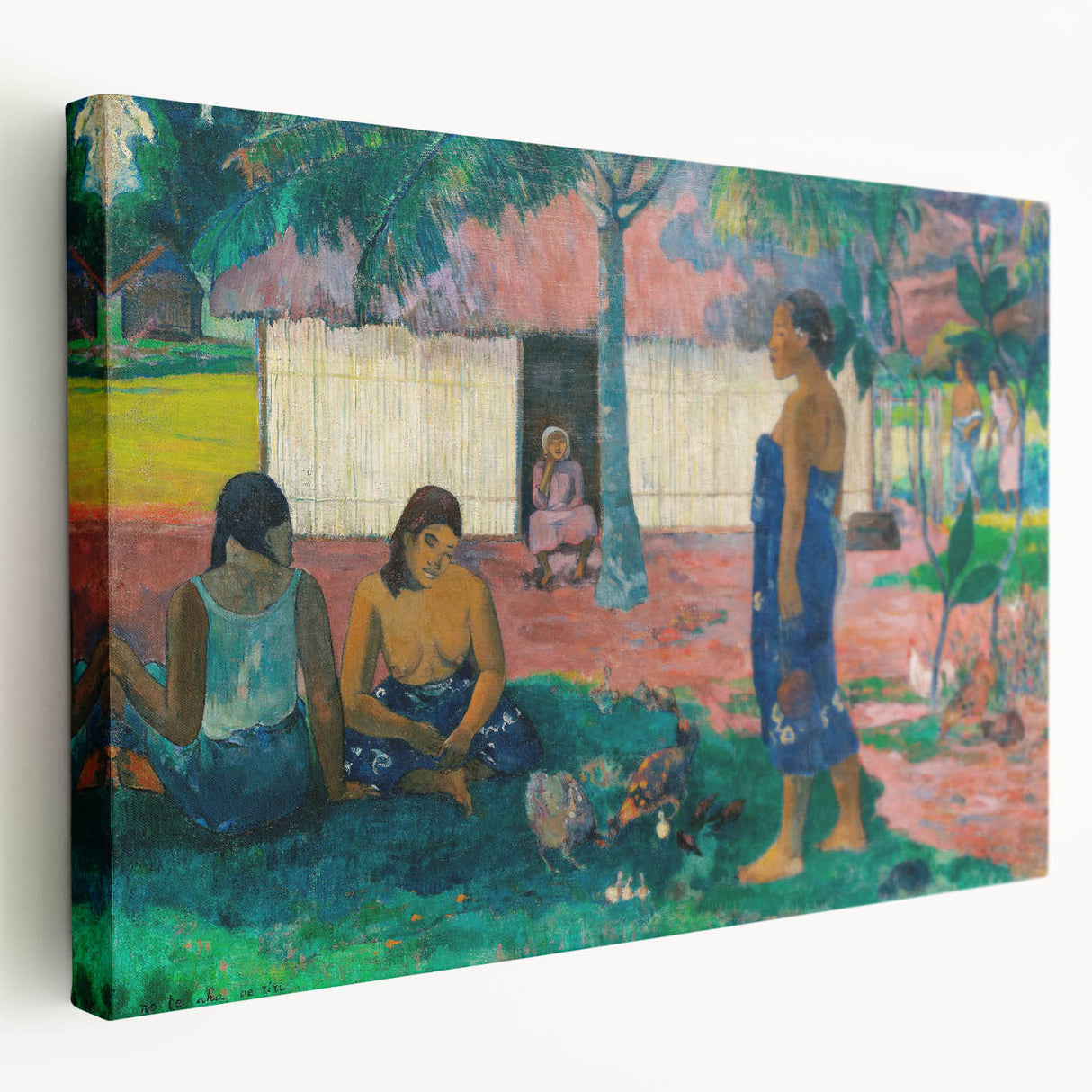 French Impressionist Art - Why Are You Angry by Paul Gauguin Print