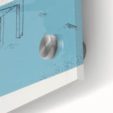 Modern Wall Art: Landscape with a Chair - Abstract Minimalism