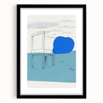 Modern Wall Art: Landscape with a Chair - Abstract Minimalism