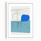 Modern Wall Art: Landscape with a Chair - Abstract Minimalism